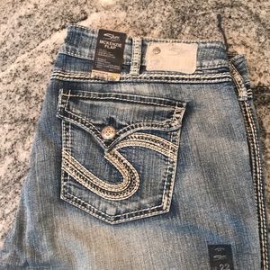 McKenzie Flap Silver Jeans